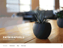 Tablet Screenshot of kapoglu.com